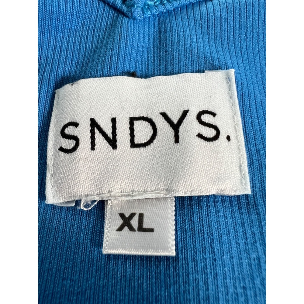 SNDYS REVOLVE Georgie Dress in Marlin Blue Size XL Stretch Sexy - Picture 10 of 16
